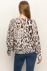 leo spots blouse