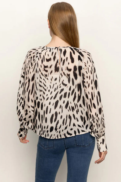leo spots blouse