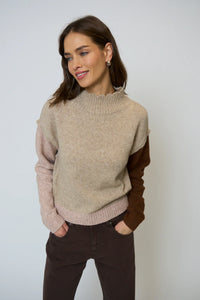 ruffle turtleneck