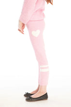 Load image into Gallery viewer, girls fuzzy heart pant
