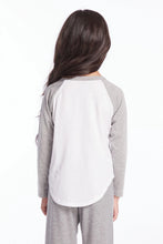 Load image into Gallery viewer, girls unicorn hearts raglan tee
