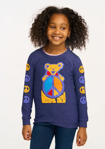 kids cozy top grateful dead bear