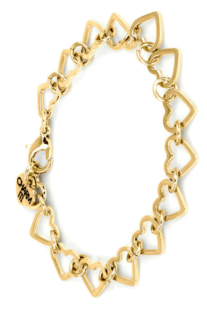 heart link bracelet