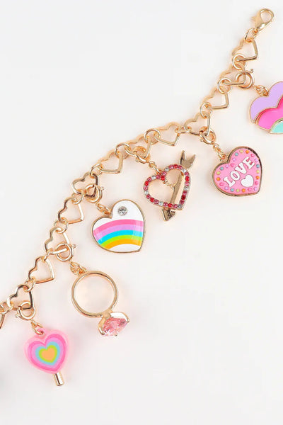 heart link bracelet