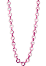 Load image into Gallery viewer, pink chain necklace
