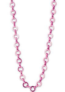 pink chain necklace