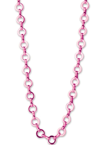pink chain necklace