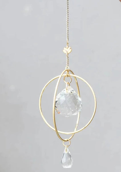 crystal mini suncatcher lotus