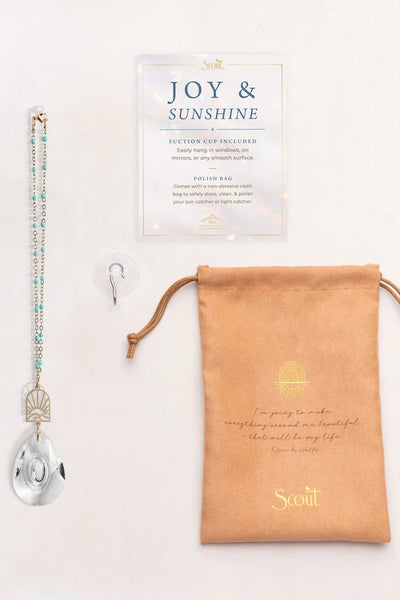 pocket crystal suncatcher sunrise