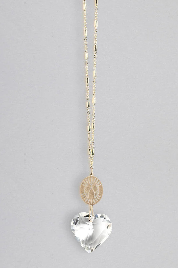 pocket crystal suncatcher angel wings