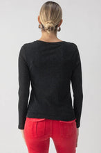 Load image into Gallery viewer, sparkle mesh long sleeve top
