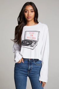 long sleeve for the record tee