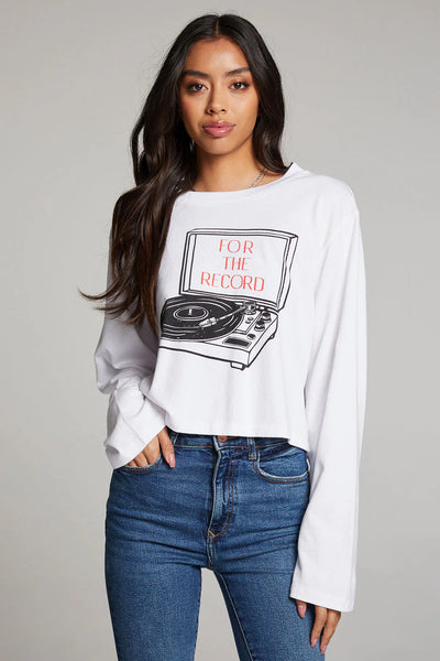 long sleeve for the record tee