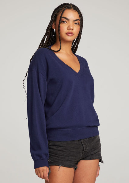 v neck sweatshirt