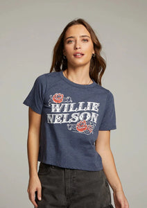 short sleeve willie nelson tee