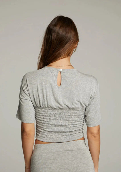 short sleeve corset tee