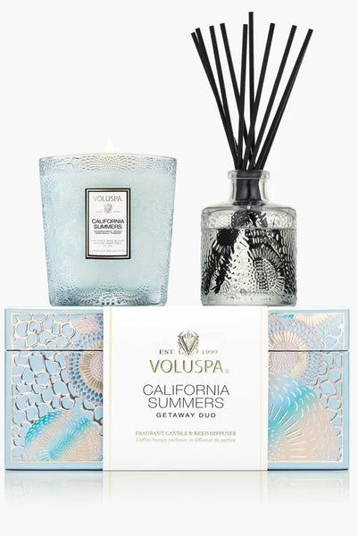candle + diffuser set california