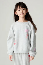 Load image into Gallery viewer, girls cozy cherry bow top
