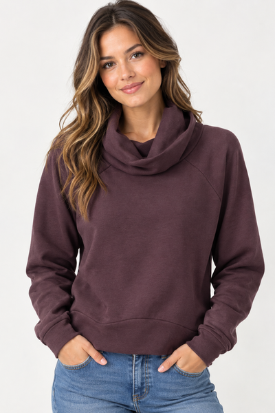 Cloud Luxe Cowl Neck Top