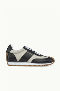 leather stripe sneaker