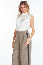 Load image into Gallery viewer, Cowl Neck Cap Sleeve Blouse
