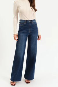 hirise wide leg jean