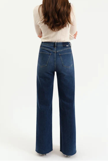 hirise wide leg jean