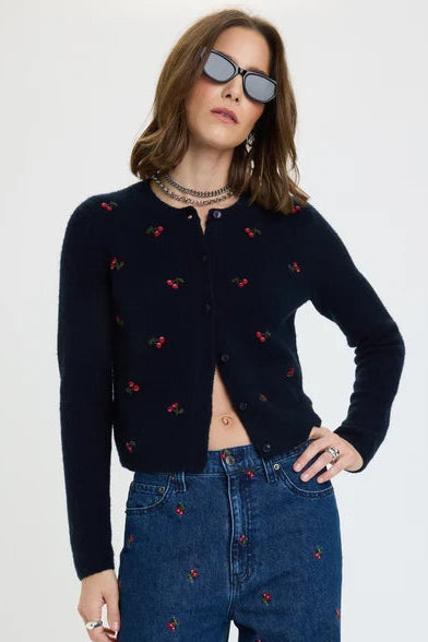 cherry cardigan