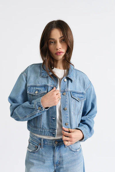 short denim jacket