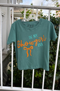 girls showgirl era short sleeve tee