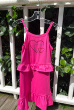 Load image into Gallery viewer, girls ruffle heart cami dress

