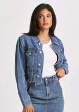 Load image into Gallery viewer, layered denim jacket
