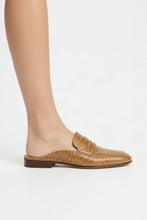 Load image into Gallery viewer, Embossed Suede Loafer Slide
