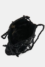 Load image into Gallery viewer, Bead + Satin Shoulder Bag
