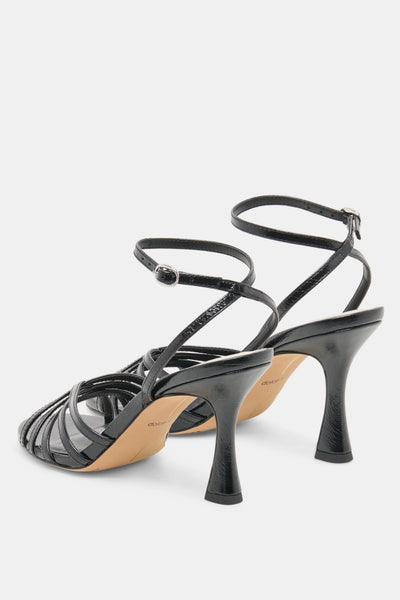 strappy mid heel sandal
