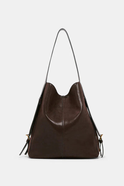 pocket strap tote