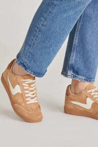 suede laceup sneaker