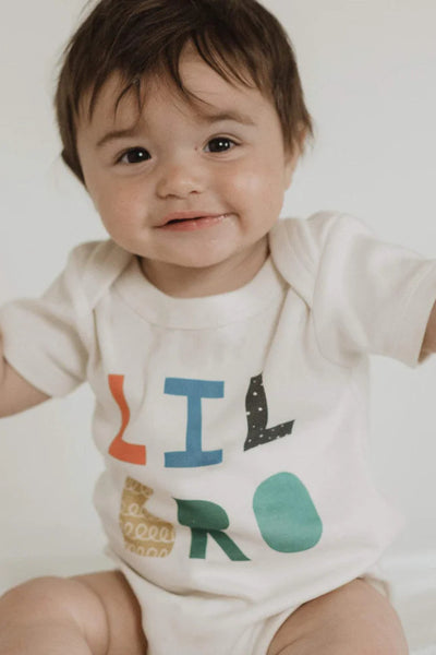 baby organic onesie - lil bro