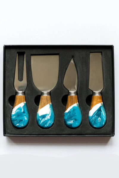 4 cheese knife set ocean