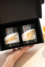 Load image into Gallery viewer, 2 whiskey glass quartz
