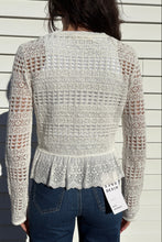 Load image into Gallery viewer, lace hem cardigan
