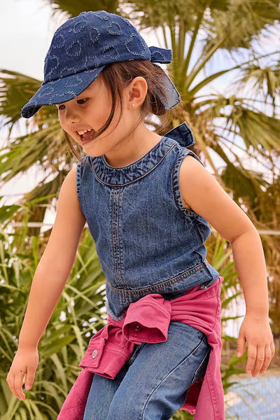 Girls denim tank