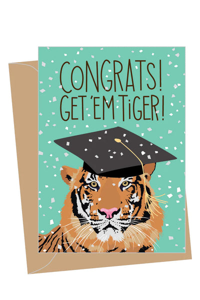 enc card graduation tiger