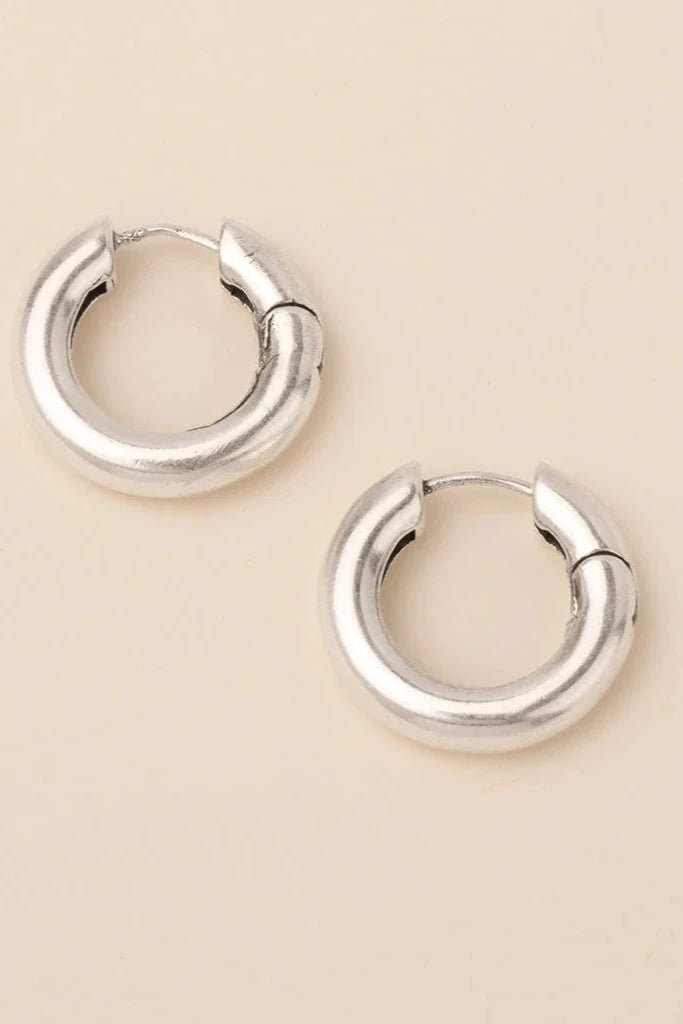 stellar hoop earring