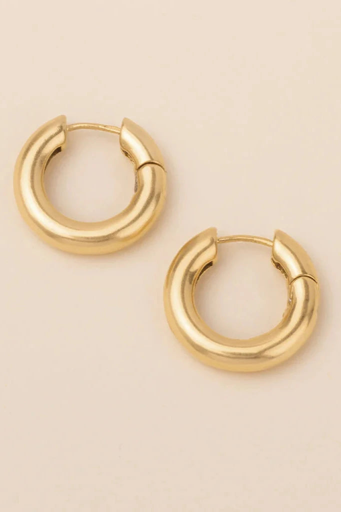 stellar hoop earring