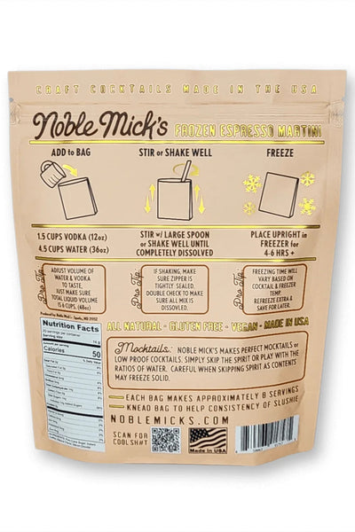 cocktail mix-espresso martini