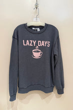 Load image into Gallery viewer, lazy days wild nights REVERSIBLE sweatshirt
