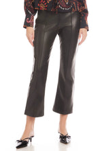 Load image into Gallery viewer, pintuck faux leather pant

