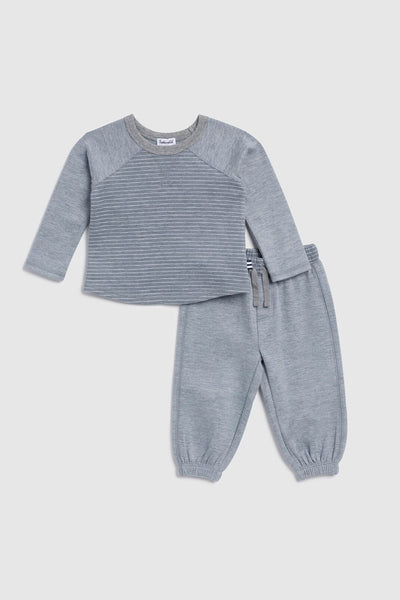 infant striped top + pant set