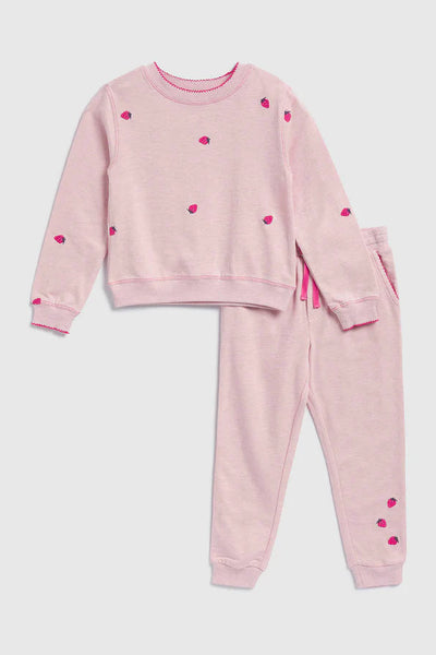 toddler berry top + jogger set